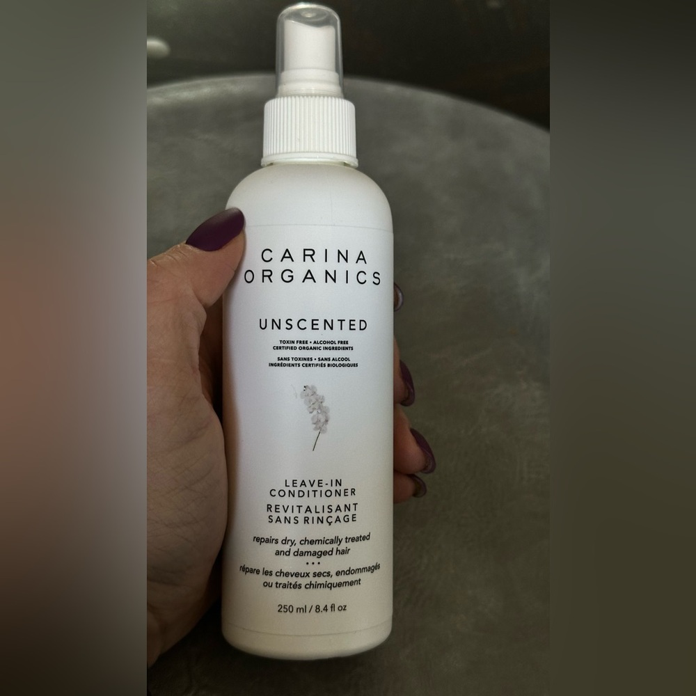 Carina Organics Unscented EXTRA GENTLE Leave-In Conditioner Spray 250ml